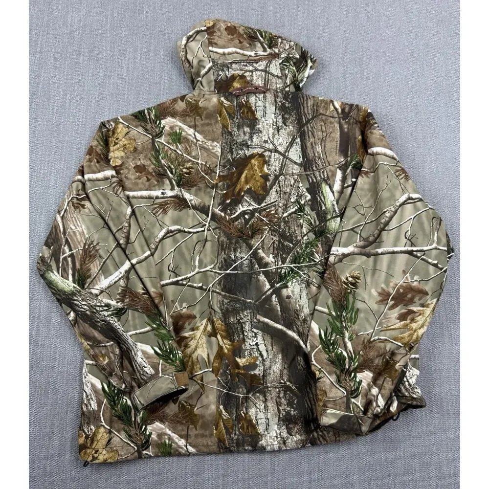 Russell Outdoors Realtree Rain Tamer II Jacket Hooded Camo Hunting Large